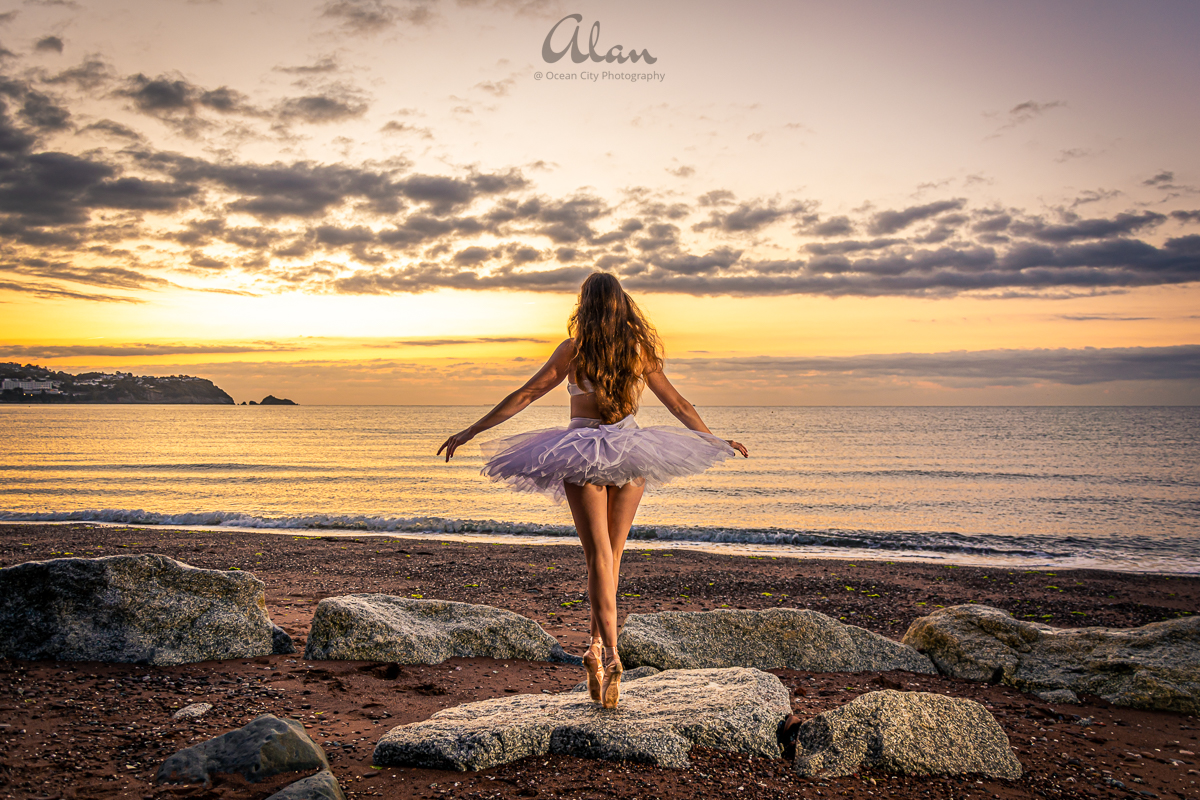 Sunrise Beach Shoot With Kelsea In Plymouth
